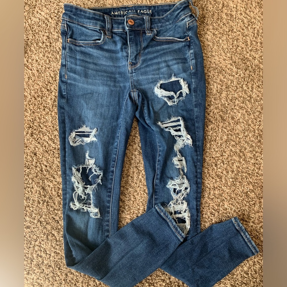 Good condition American Eagle jegging size 0 short
